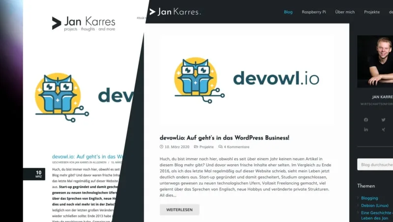 JanKarres.de überarbeitet in 2020