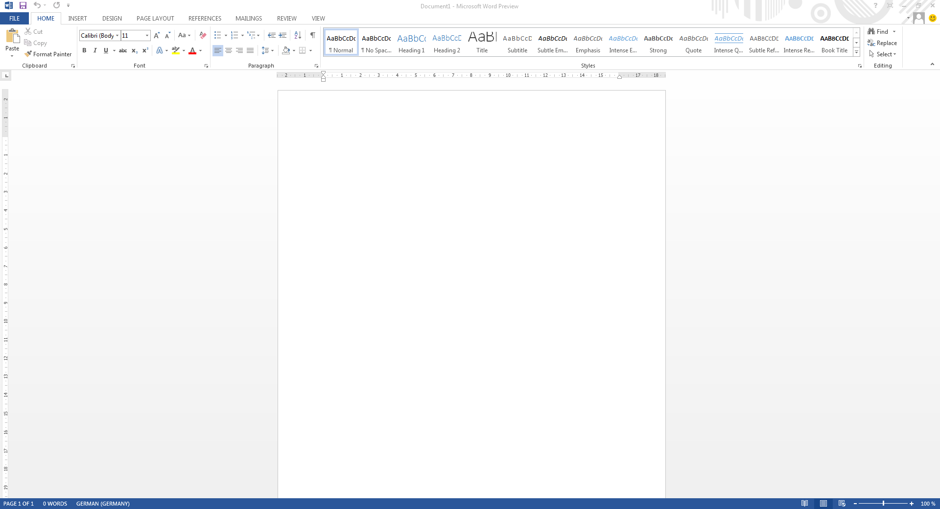 Microsoft Office 2013 - Word Screenshot